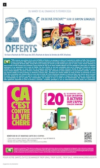 Catalogue Intermarché Contact à Dol-de-Bretagne cette semaine, valable du 10/02/2026 au 22/02/2026 Prospectus Intermarché Contact à Dol-de-Bretagne, "JUSQU'À 20€ OFFERTS EN BONS D'ACHAT SUR LE RAYON SURGELÉS", 36 pages de promos valables du 10/02/2026 au 22/02/2026