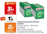 Chewing-gum sans sucres Greenfresh - HOLLYWOOD - Netto Chewing-gum sans sucres Greenfresh - HOLLYWOOD à 2,51 € dans le catalogue Netto