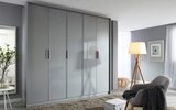 Drehtürenschrank Lissabon, seidengrau, 226 x 229 cm Angebote von Livin bei HARDECK Langenfeld für 699,00 €