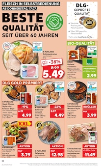Rindfleisch im Kaufland Prospekt "Aktuelle Angebote" mit 54 Seiten (Heilbronn)