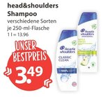 Shampoo im Angebot bei V-Markt in Regensburg Shampoo Angebote von head&shoulders bei V-Markt Regensburg für 3,49 €