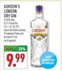 LONDON DRY GIN Angebote von GORDON'S bei Marktkauf Bottrop für 9,99 €