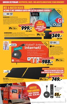 Fernseher im aktuellen MEDIMAX Prospekt (Lüneburg) Fernseher im MEDIMAX Prospekt "GROSSER SONDERVERKAUF IM AKTIONSZELT" mit 12 Seiten (Lüneburg)