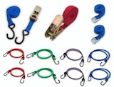 Kit d’arrimage 12 pièces avec sandows, sangles à cliquet et griffes 10 à 80 kg à Brico Dépôt dans Lavannes Kit d’arrimage 12 pièces avec sandows, sangles à cliquet et griffes 10 à 80 kg à Brico Dépôt dans Lavannes