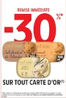 -30 % remise immédiate sur tout CARTE D'OR à Intermarché Super dans Aspiran