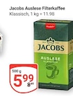 GLOBUS Grünstadt - Auslese Filterkaffee Klassisch Angebot im Prospekt Auslese Filterkaffee Klassisch bei GLOBUS im Grünstadt Prospekt für 5,99 €