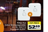 Indoor Bewegungsmelder von Philips Hue im aktuellen OBI Prospekt für 34,99 €