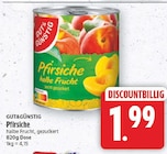 Pfirsiche von GUT&GÜNSTIG im aktuellen E center Prospekt