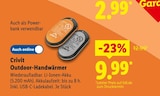 Outdoor-Handwärmer im Angebot bei Lidl in Fürth Outdoor-Handwärmer Angebote von Crivit bei Lidl Fürth für 9,99 €