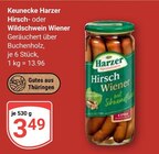 Hirsch Wiener im Angebot bei GLOBUS in Erfurt Hirsch Wiener Angebote von Keunecke Harzer bei GLOBUS Erfurt für 3,49 €