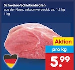 Schweine-Schinkenbraten im Angebot bei Netto Marken-Discount in Oberhausen Schweine-Schinkenbraten Angebote bei Netto Marken-Discount Oberhausen für 5,99 €