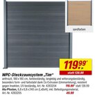 WPC-Steckzaunsystem 'Tim' im Angebot bei toom Baumarkt in Zwickau WPC-Steckzaunsystem 'Tim' Angebote bei toom Baumarkt Zwickau für 119,99 €