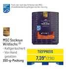 Wildlachs Angebote von MSC Sockeye bei METRO Neuss für 7,91 €