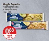 Baguette im Angebot bei V-Markt in Regensburg Baguette Angebote von Meggle bei V-Markt Regensburg für 0,88 €