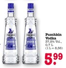 Vodka im Angebot bei E center in Weinheim Vodka Angebote von Puschkin bei E center Weinheim für 5,99 €