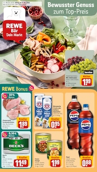 REWE Prospekt Dein Markt mit 24 Seiten