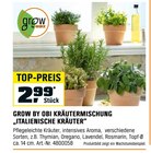 Grow by Obi Kräutermischung „Italienische Kräuter“ bei OBI im Jever Prospekt für 2,99 €