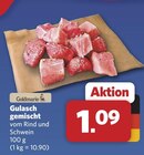 Aktuelles Gulasch gemischt Angebot bei combi in Paderborn ab 1,09 €