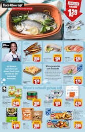 REWE Seelachsfilet im Prospekt 