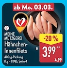 Hähnchen-Innenfilets bei ALDI Nord im Prospekt "" für 3,99 €