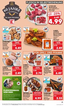 Schweinefleisch im Kaufland Prospekt "Aktuelle Angebote" mit 52 Seiten (Frankfurt (Main))