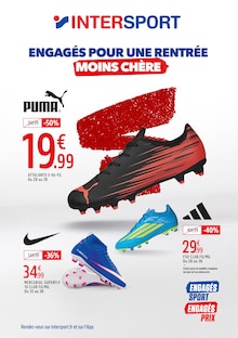 Première page du catalogue Magasins de sport