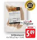 Grillbratwurst bei E center im Bruchsal Prospekt für 5,49 €