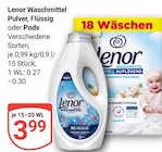 Aktuelle Lenor Angebote bei GLOBUS in Duisburg Aktuelles Waschmittel Pulver Angebot bei GLOBUS in Duisburg ab 3,99 €