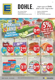 EDEKA Prospekt für Lingen mit 24 Seiten EDEKA Prospekt für Lingen: "Aktuelle Angebote", 24 Seiten, 08.09.2025 - 13.09.2025