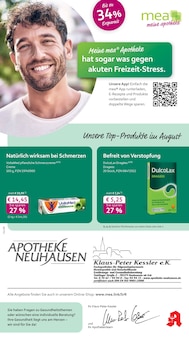 Aktueller mea - meine apotheke Prospekt (Neuhausen (Eck), 4 Seiten zum blättern mea - meine apotheke Prospekt Unsere August-Angebote mit 4 Seiten