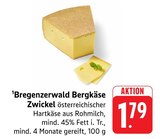 E center Umkirch - Bregenzerwald Bergkäse Zwickel Angebot im Prospekt Bregenzerwald Bergkäse Zwickel bei E center im Umkirch Prospekt für 1,79 €
