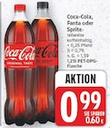 Aktuelle Coca Cola Angebote bei EDEKA in Falkensee Aktuelles Coca-Cola, Fanta oder Sprite Angebot bei EDEKA in Falkensee ab 0,99 €