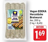 Aktuelles Herzstücke Vegane Bratwurst Angebot bei EDEKA in Mannheim ab 1,69 €