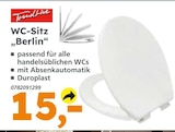 WC-Sitz Berlin von TrendLine für 15,00 € bei Globus-Baumarkt im Angebot WC-Sitz Berlin von TrendLine im aktuellen Globus-Baumarkt Prospekt