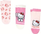 Lot de 3 paires de chaussettes bébé fille ou garçon licence - HELLO KITTY en promo chez Intermarché Hyper Rennes à 4,90 €