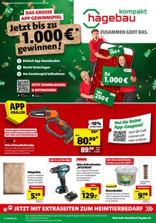 Aktueller hagebau kompakt Prospekt "SO günstig geht das!" Seite 1 von 12 Seiten für Roßleben