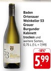 EDEKA Gerlingen - Grauer Burgunder Kabinett trocken Angebot im Prospekt Grauer Burgunder Kabinett trocken bei EDEKA im Gerlingen Prospekt für 5,99 €