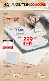 Aktueller Matratzen Concord Prospekt mit Kissen, "AUS LIEBE ZU GUTEM SCHLAF", Seite 1