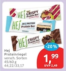 Proteinriegel von Hej für 1,99 € bei budni im Angebot Proteinriegel von Hej im aktuellen budni Prospekt