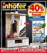 Möbel Inhofer Prospekt für Leutkirch mit 16 Seiten Möbel Inhofer Prospekt für Leutkirch: "Sonderbeilage Garderoben", 16 Seiten, 18.03.2021 - 17.04.2021