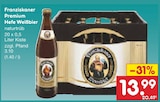 Premium Hefe Weißbier von Franziskaner für 13,99 € bei Netto Marken-Discount im Angebot Premium Hefe Weißbier von Franziskaner im aktuellen Netto Marken-Discount Prospekt