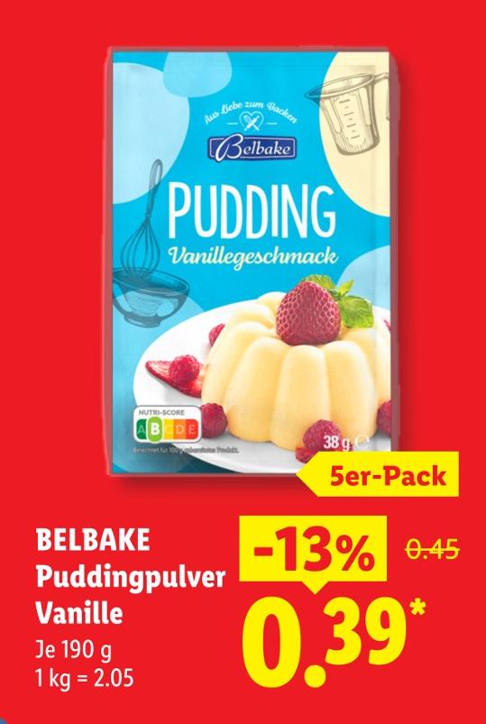 Puddingpulver Vanille