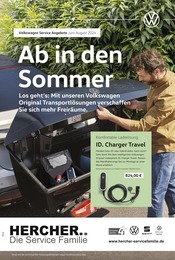 Aktueller Volkswagen Prospekt mit Rucksack, "Sommer pur", Seite 1