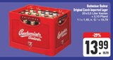 Budweiser Budvar Original Czech Imported Lager Angebote bei EDEKA Würzburg für 13,99 €