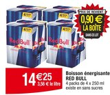 Boisson énergisante - RED BULL en promo chez Cora Tourcoing à 14,25 €