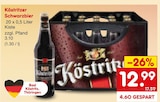 Schwarzbier Angebote von Köstritzer bei Netto Marken-Discount Chemnitz für 12,99 €