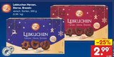 Lebkuchen Herzen, Sterne, Brezeln Angebote bei Netto Marken-Discount Frankenthal für 2,99 €