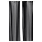 IKEA Leuna - 2 Gardinenschals dunkelgrau/mit Gardinenband 140x300 cm Angebot im Prospekt 2 Gardinenschals dunkelgrau/mit Gardinenband 140x300 cm bei IKEA im Leuna Prospekt für 59,49 €