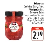Aktuelles Konfitüre Extra, Samt, Weniger Zucker, Zero oder Gelee Angebot bei nah und gut in Würzburg ab 2,19 €