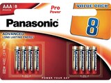 00265949 LR03PPG/8BW AAA Micro Batterie, Alkaline, 1.5 Volt 8 Stück im MediaMarkt Saturn Prospekt 00265949 LR03PPG/8BW AAA Micro Batterie, Alkaline, 1.5 Volt 8 Stück von PANASONIC im aktuellen MediaMarkt Saturn Prospekt für 7,99 €